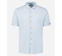 No Excess Mens Short Sleeve Regular Fit Button Shirt Blue 31420281SN 030 blue