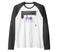 No Excuse for Abuse - Domestic Violence Awareness Raglan Baseball Tee, Men, Dark Heather/White, M