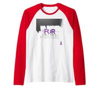 No Excuse for Abuse - Domestic Violence Awareness Raglan Baseball Tee, Men, Red/White, XL