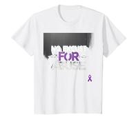 No Excuse for Abuse - Domestic Violence Awareness T-Shirt, Kids, White, 2 Years