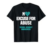 No Excuse For Abuse Sexual Assault Awareness Support Wear T-Shirt