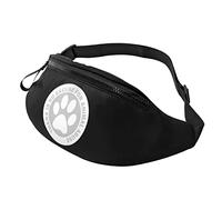 No Excuse for Animal Abuse Waist Bag Men's and Women's Adjustable Travel Chest Pack Outdoor Running Waist Bag