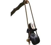 No Face Man Car Hanging Ornament - Cute Anime Accessory for Car Interior - Rearview Mirror Pendant - Auto Decor Accessory