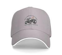 No Farmers No Food No Farms No Life Future Support Your Local Farmer Hat Tractor Farming Baseball Cap Trucker Hat Gray