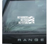 NO Farmers NO Food NO Future - Tractor Farmer Vinyl Decal Sticker