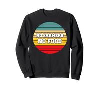 No Farmers No Food Retro Vintage Style Sweatshirt