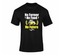 No Farmers No Food T Shirt - Vintage Farming Tractor Tee Adults, No Farmer No Future Graphic Top Style 4