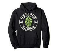 No Farms No Beer Hops Craft Beer Farming Brewer Farmer Gift Pullover Hoodie