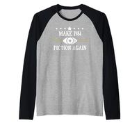 No Fascism Make 1984 Fiction Again Big Brother Watching You Raglan Baseball Tee