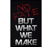 No Fate, Only Choices Notebook: 110 lined pages, 6” x 9” size, finished with a glossy cover - perfect for everyday note-taking.