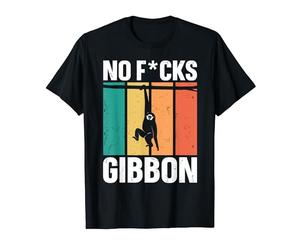 No Fcks gibbon Pun for a Gibbon expert T-Shirt