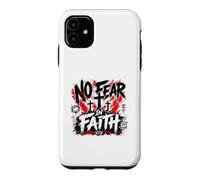 No Fear In Faith Christian Romans 8 31 Verse Case for iPhone 11