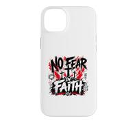 No Fear In Faith Christian Romans 8 31 Verse Case for iPhone 14 Plus