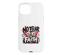 No Fear In Faith Christian Romans 8 31 Verse Case for iPhone 15 Plus