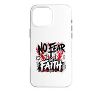 No Fear In Faith Christian Romans 8 31 Verse Case for iPhone 16 Pro Max