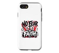 No Fear In Faith Christian Romans 8 31 Verse Case for iPhone SE (2020) / 7/8