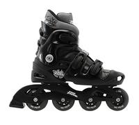 No Fear Mens Inline Roller Skates Black/Charcoal UK 9-12