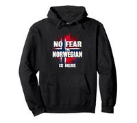 NO FEAR THE Norwegian IS HERE Norwegian Pride Pullover Hoodie