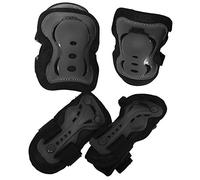 No Fear Unisex Skate Protection 3 pack Set Black S