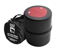 NO-FED-BEAR UDAP Bear Resistant Canister, Hiking Camping Backpacking Hunting Food Storage Container with Carrying Case, 2 Gallons,8” x 10”, BRCWC
