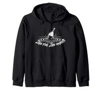 No Fish? Still Fishing? Zero Fish. No Regrets Zip Hoodie