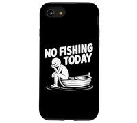 No Fishing Today Funny Boat Cartoon Sad Humor Case for iPhone SE (2020) / 7 / 8