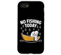 No Fishing Today Funny Rainy Day Boat Design Case for iPhone SE (2020) / 7 / 8