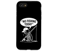 No Fishing Today Funny Stick Figure Cartoon Design Case for iPhone SE (2020) / 7 / 8