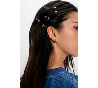 No Flash Please Sequin Barrettes at Free People in Blue - female