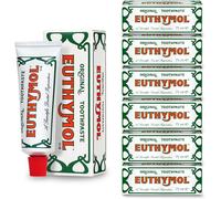 No Fluoride Toothpaste Antibacterial Anti-Plaque Euthymol Toothpaste - 6 Packs