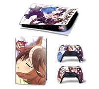 No Foaming Bubble Free Anime For PS5 Digital Edition Skin For Console And Controllers Vinyl Sticker Durable, Scratch Resistant, Compatible With For P-S5 47460