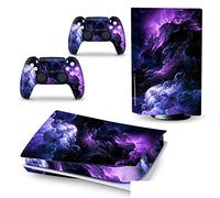 No Foaming Bubble Free Decal Skin For PS 5 Disk Edition Console And 2 Controllers Vinyl Cover Skins Wraps For PS5 Disc Version 47452