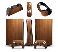 No Foaming Bubble Free For PS5 Console Disc Edition & Digital Edition Sticker Vinyl Decal Cover For Ps5 Controller & Charging Station & Headset & Media Remote 74162(Digital Edition)