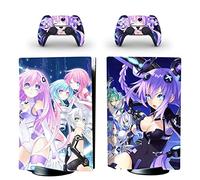 No Foaming Bubble Free For PS5 Skin Disc Edition Anime Console And Controller Vinyl Cover Skins Wraps For PS5 Disc Version 31302