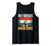 No Friends But The Mountains Kurdistan Flag Kurdish Pride Tank Top