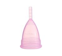 No Frills Reusable Menstrual Cup, Pink, Small