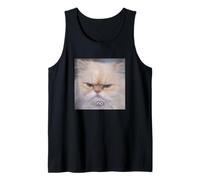 No Funny Cute Persian Cat Blurry Photo Meme Tank Top