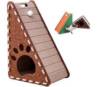 No-Furniture-Damage Cat Scratching Post for Indoor Cats - 2025 Upgraded L-Shaped Mellowkin Felt Scratcher with Catnip, Anti-Anxiety Design, Silent & No Mess (Brown Gray)