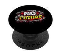No Future - Vintage Punk Rock Rebellion PopSockets Adhesive PopGrip
