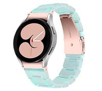 No Gap Resin Strap Compatible with Samsung Galaxy Watch 5 40mm 44mm, MVRYCE 5.5-7.87 Inch Replacement Band Resin Watchband Quick Release Women Watchbands for Watch 5 Pro 45mm (Y09)