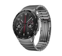 No Gaps Stainless steel replaceable Watchband fit for Huawei Watch GT4 46mm(Quick release Grey)