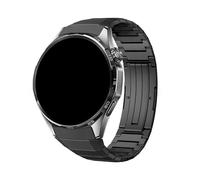 No Gaps Titanium Band For Huawei Watch GT6 46mm Specialized Watchband For Huawei Watch GT 6 Replace Metal Bracelet Accessories(Black)