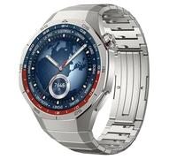 No Gaps Titanium Metal Watchband Fit for Huawei Watch GT 5 Pro specific(Silver)
