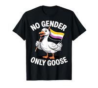 No Gender Only Goose Non-Binary Pride T-Shirt