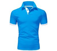 No Giraffe Embroidery Golf Polo Shirts Men - Office Work Tennis T-Shirt Casual Polo T-Shirt Button Front Plain Polo Shirt Summer Short Sleeve Polo Tops Sports T Shirt Breathable Everyday Wear