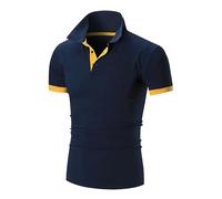 No Giraffe Embroidery Golf Polo Shirts Men - Office Work Tennis T-Shirt Casual Polo T-Shirt Button Front Plain Polo Shirt Summer Short Sleeve Polo Tops Sports T Shirt Breathable Everyday Wear