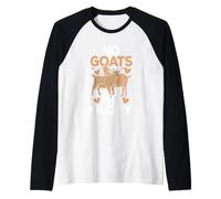 No Goats No Glory Raglan Baseball Tee