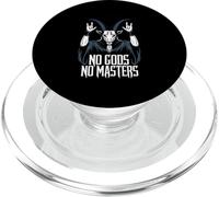 No Gods No Masters! Baphomet Pentagram Atheist PopSockets PopGrip for MagSafe
