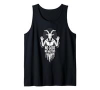 No Gods No Masters Occult Baphomet Art Gothic Tank Top