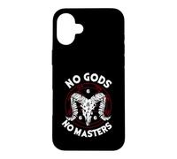 No Gods No Masters Satanic Baphomet Case for iPhone 16 Plus